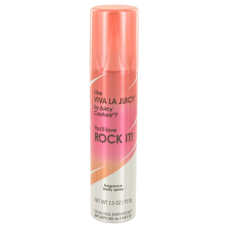 Designer Imposters Rock It! by Parfums De Coeur For Women Body Spray 2.5 oz