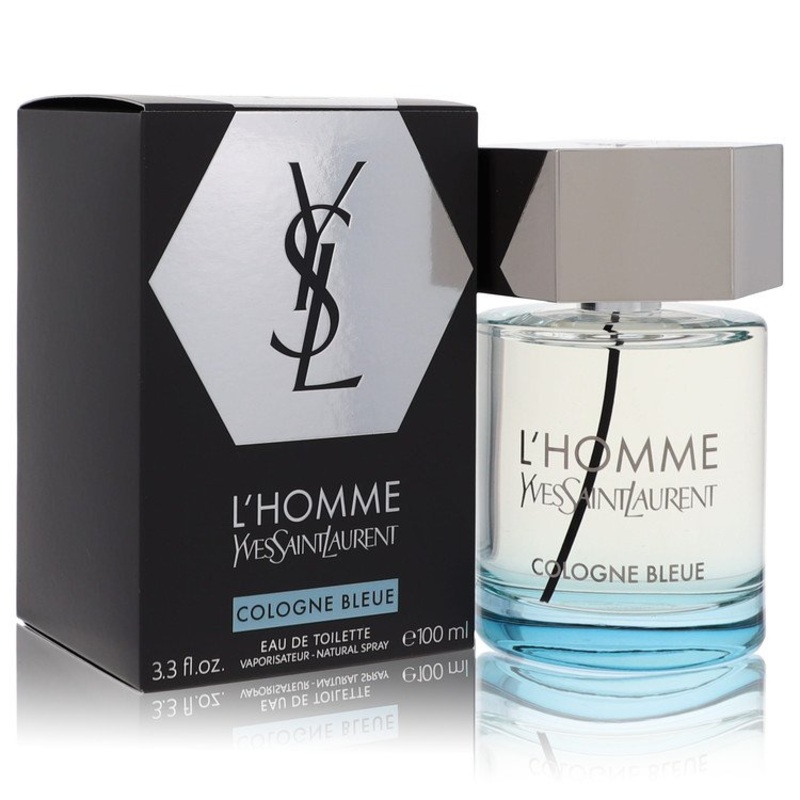 L’homme Cologne Bleue by Yves Saint Laurent Eau De Toilette Spray 3.4 oz for Men – Premium Designer Fragrance