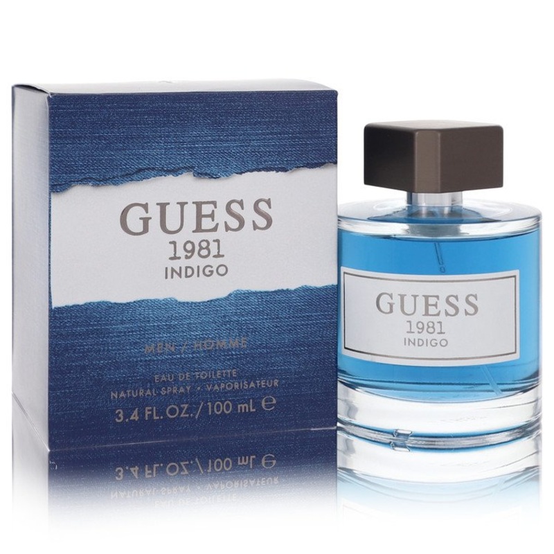 Guess 1981 Indigo by Guess Eau De Toilette Spray 3.4 oz for Men – Premium Designer Fragrance